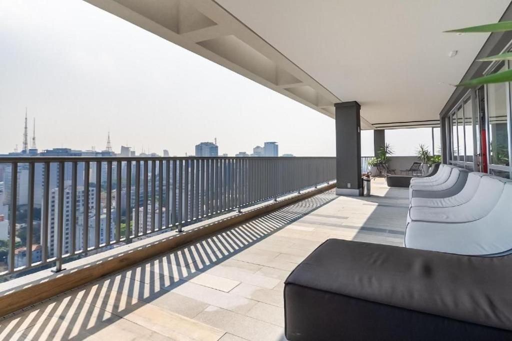 Studio novo a 5 min da Av Paulista e ao lado do metrô, com Wifi, Academia e Piscina na Cobertura - vn1003 São Paulo Extérieur photo